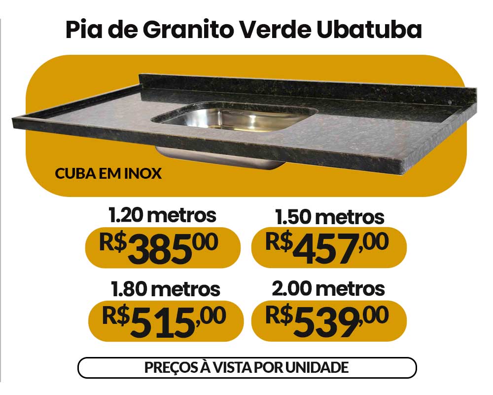 Mega_Feirão_da_Império_Pia_de_Granito_Verde_Ubatuba